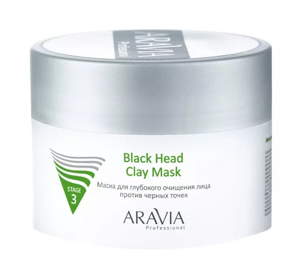 ARAVIA PROFESSIONAL МАСКА Д/ЛИЦА Д/ГЛУБОКОГО ОЧИЩЕНИЯ ПРОТИВ ЧЕРНЫХ ТОЧЕК МАСКА ДЛЯ ЛИЦА 150 МЛ №1