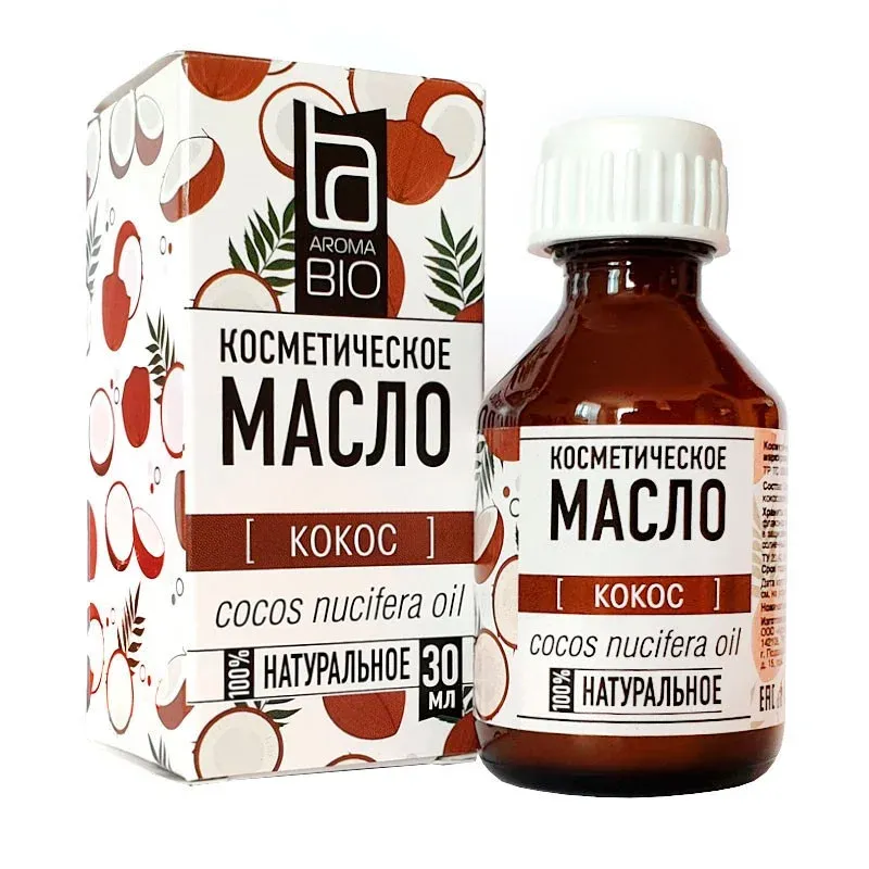 AROMABIO МАСЛО КОСМЕТИЧЕСКОЕ КОКОС КОСМЕТИЧЕСКОЕ МАСЛО 30 МЛ №1