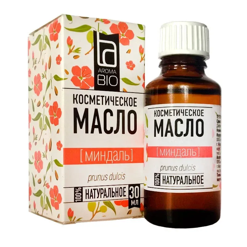 AROMABIO МАСЛО КОСМЕТИЧЕСКОЕ МИНДАЛЬ КОСМЕТИЧЕСКОЕ МАСЛО 30 МЛ №1