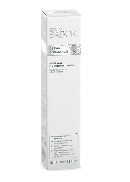 DOCTOR BABOR/ДОКТОР БАБОР CLEANFORMANCE МАСКА Д/ЛИЦА НОЧНАЯ ОБНОВЛЯЮЩАЯ МАСКА ДЛЯ ЛИЦА 75 МЛ №1