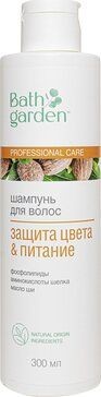 BATH GARDEN ШАМПУНЬ Д/ВОЛОС ЗАЩИТА ЦВЕТА И ПИТАНИЕ ШАМПУНЬ ДЛЯ ВОЛОС 300 МЛ №1