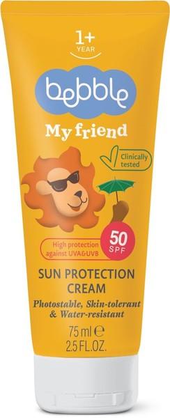 BEBBLE MY FRIEND КРЕМ СОЛНЦЕЗАЩИТНЫЙ SPF50 КОСМЕТИЧЕСКИЙ КРЕМ 75 МЛ №1