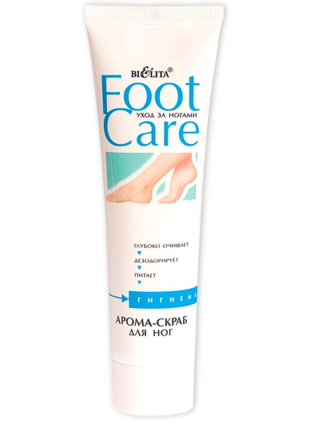 БЕЛИТА FOOT CARE АРОМА-СКРАБ Д/НОГ КОСМЕТИЧЕСКИЙ СКРАБ 100 МЛ №1