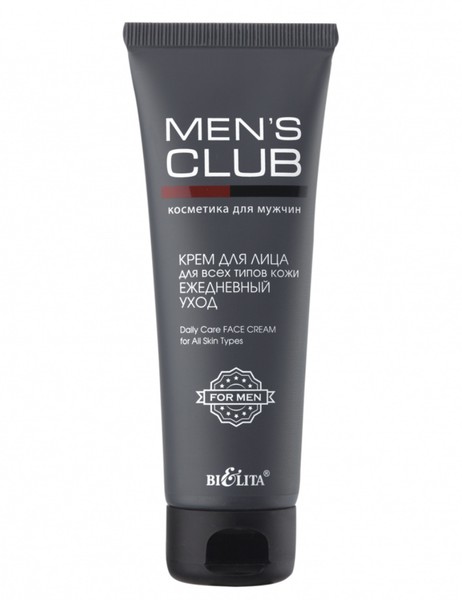БЕЛИТА MEN'S CLUB КРЕМ Д/ЛИЦА Д/ВСЕХ ТИПОВ КОЖИ ЕЖЕДНЕВНЫЙ УХОД КРЕМ ДЛЯ ЛИЦА 75 МЛ №1