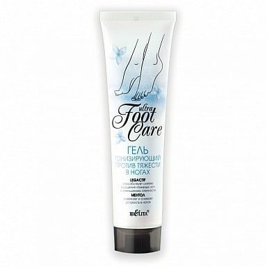 БЕЛИТА ULTRA FOOT CARE ГЕЛЬ Д/НОГ ТОНИЗИРУЮЩИЙ ОТ ТЯЖЕСТИ КОСМЕТИЧЕСКИЙ КРЕМ 100 МЛ №1