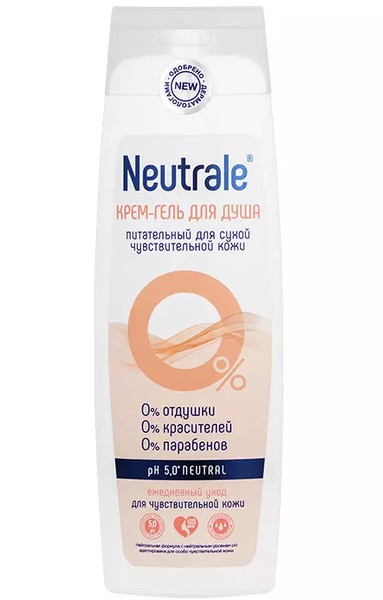 NEUTRALE КРЕМ-ГЕЛЬ Д/ДУША ПИТАТ Д/СУХ/ЧУВСТВИТ КОЖИ ГЕЛЬ ДЛЯ ДУША 400 МЛ №1