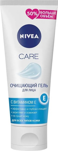 NIVEA CARE ГЕЛЬ ДЛЯ ЛИЦА ОЧИЩАЮЩИЙ С ВИТАМИНОМ Е КОСМЕТИЧЕСКАЯ ПЕНА 225 МЛ №1
