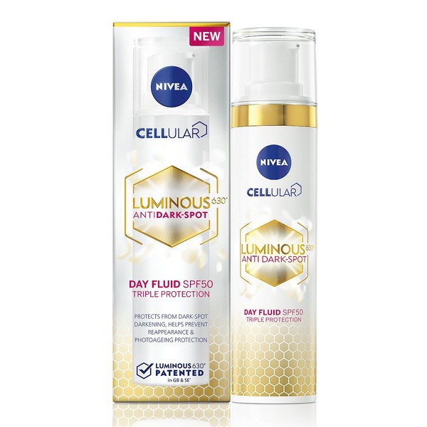 NIVEA LUMINOUS630 КРЕМ-ФЛЮИД Д/ЛИЦА ДНЕВНОЙ ВЫРАВНИВАЮЩИЙ ТОН SPF 50 КРЕМ-ФЛЮИД 40 МЛ №1