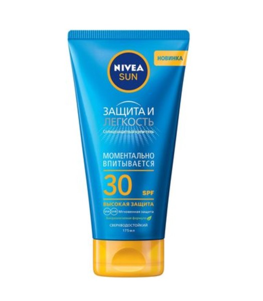NIVEA SUN КРЕМ-ГЕЛЬ СОЛНЦЕЗАЩИТНЫЙ ЗАЩИТА И ЛЕГКОСТЬ SPF30 КРЕМ-ГЕЛЬ 175 МЛ №1