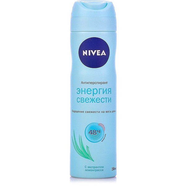 NIVEA ДЕЗОДОРАНТ-АНТИПЕРСПИРАНТ СПРЕЙ ЭНЕРГИЯ СВЕЖЕСТИ ДЕЗОДОРАНТ-СПРЕЙ 150 МЛ №1