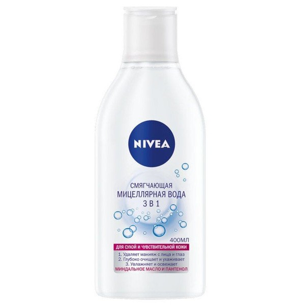 NIVEA MICELLAIR МИЦЕЛЛЯРНАЯ ВОДА ДЛЯ СУХОЙ И ЧУВСТВИТЕЛЬНОЙ КОЖИ ВОДА МИЦЕЛЛЯРНАЯ 400 МЛ №1