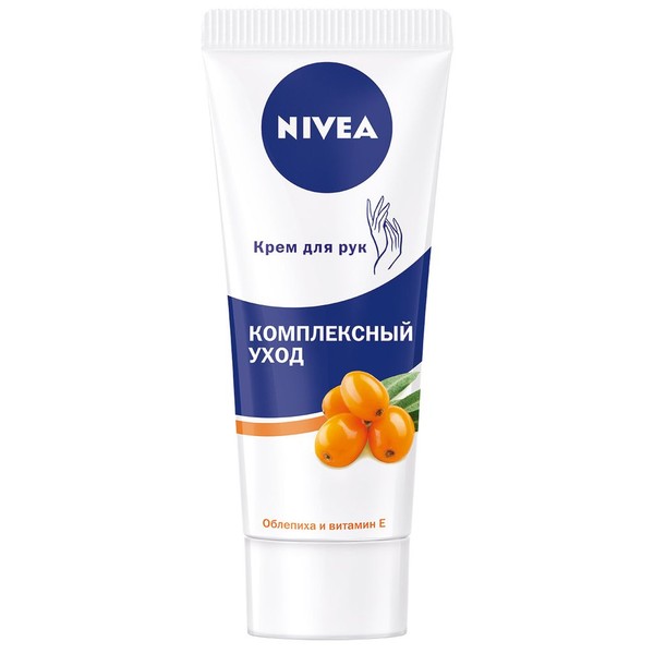 NIVEA КРЕМ ДЛЯ РУК КОМПЛЕКСНЫЙ УХОД С ОБЛЕПИХОЙ И ВИТАМИНОМ Е КОСМЕТИЧЕСКИЙ КРЕМ 75 МЛ №1