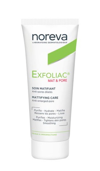 NOREVA EXFOLIAC КРЕМ Д/ЛИЦА МАТИРУЮЩИЙ/ПОРОСУЖИВАЮЩИЙ КОСМЕТИЧЕСКИЙ КРЕМ  30 МЛ №1