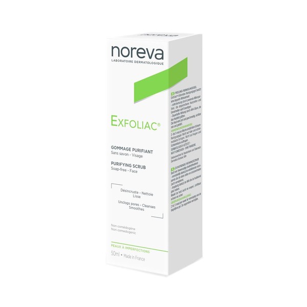 NOREVA EXFOLIAC СКРАБ Д/ЛИЦА ОЧИЩАЮЩИЙ СКРАБ ДЛЯ ЛИЦА  50 МЛ №1