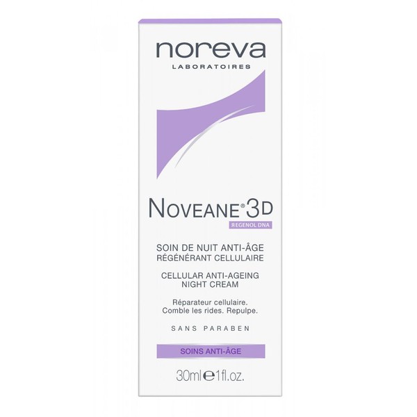 NOREVA NOVEANE 3D НОЧНОЙ РЕГЕНЕРИР УХОД ПРОТИВ СТАРЕНИЯ КРЕМ ДЛЯ ЛИЦА  30 МЛ №1