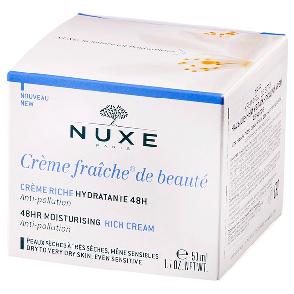 NUXE CREME FRAICHE DE BEAUTE КРЕМ Д/ЛИЦА УВЛАЖНЯЮЩИЙ НАСЫЩЕННЫЙ 48 ЧАСОВ КОСМЕТИЧЕСКИЙ КРЕМ  50 МЛ №1