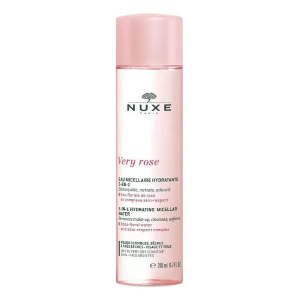 NUXE VERY ROSE ВОДА МИЦЕЛЛЯРНАЯ Д/ЛИЦА/ГЛАЗ 3В1 СМЯГЧАЮЩАЯ ВОДА МИЦЕЛЛЯРНАЯ  200 МЛ №1