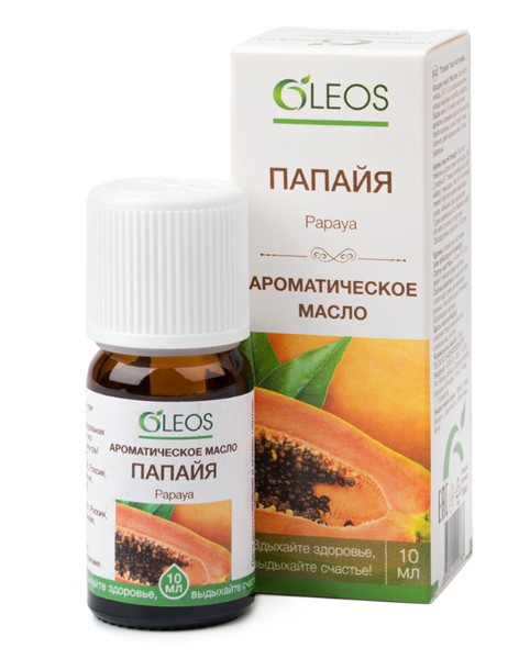 OLEOS МАСЛО АРОМАТИЧЕСКОЕ ПАПАЙЯ ЭФИРНОЕ МАСЛО  10 МЛ №1
