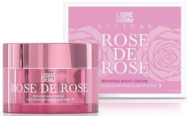 LIBREDERM ROSE DE ROSE ВОЗРОЖДАЮЩИЙ КРЕМ НОЧНОЙ КОСМЕТИЧЕСКИЙ КРЕМ  50 МЛ №1