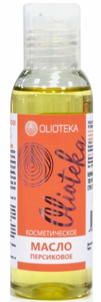 OLIOTEKA МАСЛО ПЕРСИКОВОЕ КОСМЕТИЧЕСКОЕ КОСМЕТИЧЕСКОЕ МАСЛО 100 МЛ №1