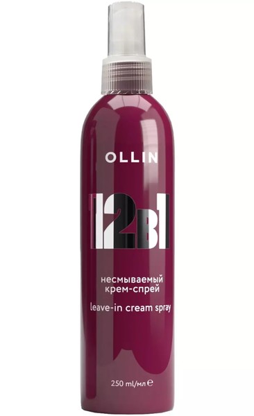 OLLIN 12 В 1 КРЕМ-СПРЕЙ НЕСМЫВАЕМЫЙ СПРЕЙ ДЛЯ ВОЛОС  250 МЛ №1