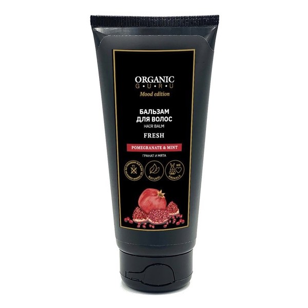 ORGANIC GURU БАЛЬЗАМ-ОПОЛАСКИВАТЕЛЬ Д/ВОЛОС ГРАНАТ/МЯТА БАЛЬЗАМ ДЛЯ ВОЛОС 200 МЛ №1