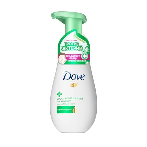 DOVE МУСС ДЛЯ УМЫВАНИЯ ПРОТИВ ПРЫЩЕЙ КОСМЕТИЧЕСКИЙ МУСС 160 МЛ №1