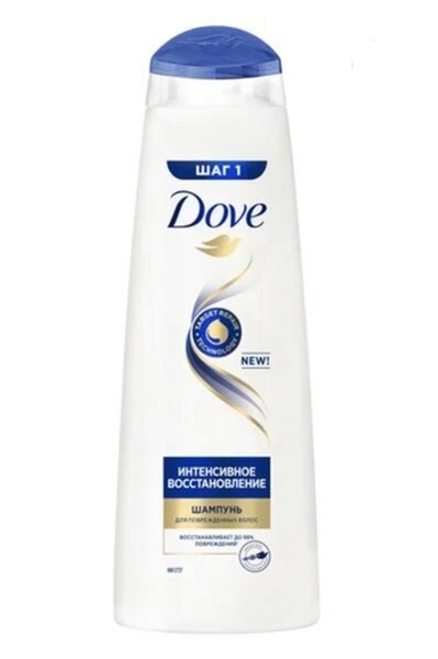 DOVE NUTRITIVE SOLUTIONS ШАМПУНЬ ИНТЕНСИВНОЕ ВОССТАНОВЛЕНИЕ ШАМПУНЬ 380 МЛ №1