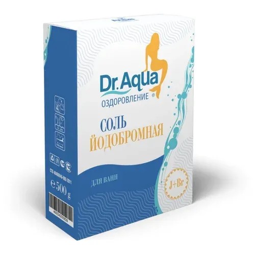 DR.AQUA ДОКТОР АКВА СОЛЬ МОРСКАЯ ЙОДОБРОМНАЯ СОЛЬ ДЛЯ ВАННЫ 500 Г №1