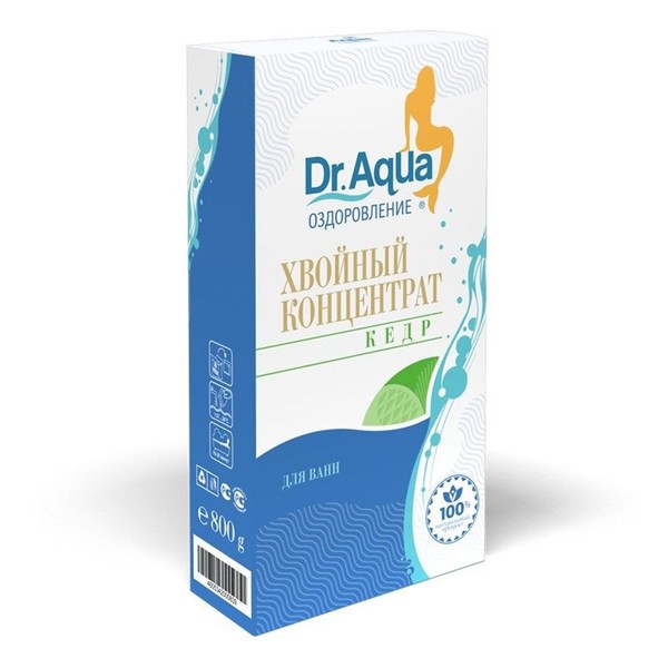 DR.AQUA ДОКТОР АКВА ХВОЙНЫЙ КОНЦЕНТРАТ КЕДР КОСМЕТИЧЕСКИЕ СРЕДСТВА ДЛЯ РАСТВОРЕНИЯ 800 Г №1