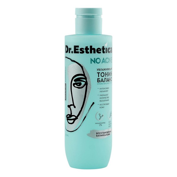 DR ESTHETICA NO ACNE ТОНИК-БАЛАНС УВЛАЖНЯЮЩИЙ ТОНИК ДЛЯ ЛИЦА 200 МЛ №1