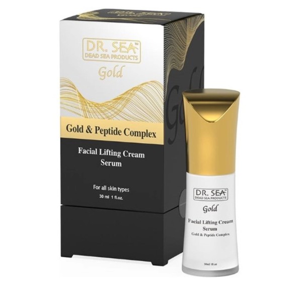 DR.SEA GOLD КРЕМ-СЫВОРОТКА Д/ЛИЦА С ЛИФТИНГ-ЭФФЕКТОМ С ЗОЛОТОМ/ПЕПТИДНЫМ КОМПЛЕКСОМ КРЕМ-СЫВОРОТКА 30 МЛ №1