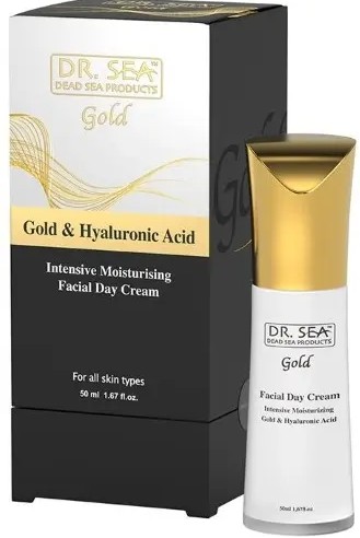 DR.SEA GOLD КРЕМ Д/ЛИЦА ИНТЕНСИВН УВЛАЖ ДНЕВНОЙ ЗОЛОТО ГИАЛУРОН К-ТА КРЕМ ДЛЯ ЛИЦА 50 МЛ №1