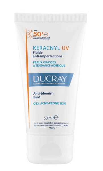 DUCRAY KERACNYL UV ФЛЮИД ДЛЯ ЖИРНОЙ КОЖИ SPF 50+ ФЛЮИД  50 МЛ №1