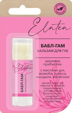 ELATEA БАЛЬЗАМ Д/ГУБ БАБЛ-ГАМ БАЛЬЗАМ ДЛЯ ГУБ  4,8 Г №1