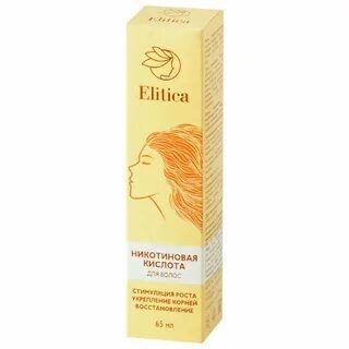 ELITICA НИКОТИНОВАЯ КИСЛОТА ДЛЯ ВОЛОС РАСТВОР ДЛЯ НАРУЖНОГО ПРИМЕНЕНИЯ 65 МЛ №1