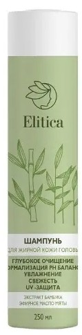 ELITICA ШАМПУНЬ Д/ЖИРНОЙ КОЖИ ГОЛОВЫ ЭКСТРАКТ БАМБУКА ШАМПУНЬ ДЛЯ ВОЛОС 250 МЛ №1