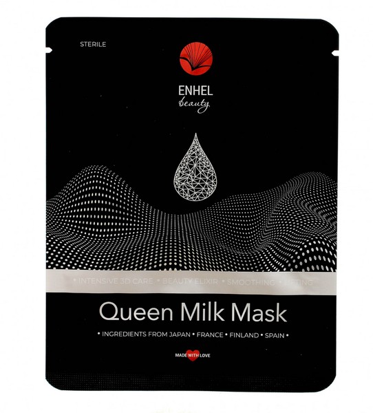 ENHEL BEAUTY QUEEN MILK MASK МАСКА КОРОЛЕВЫ МОЛОЧНАЯ МАСКА ТКАНЕВАЯ 25 МЛ №1