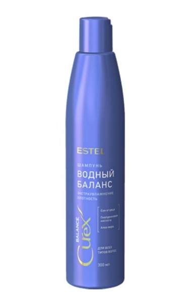 ESTEL CUREX BALANCE ШАМПУНЬ Д/ВСЕХ ТИПОВ ВОЛОС ВОДНЫЙ БАЛАНС ШАМПУНЬ ДЛЯ ВОЛОС 300 МЛ №1