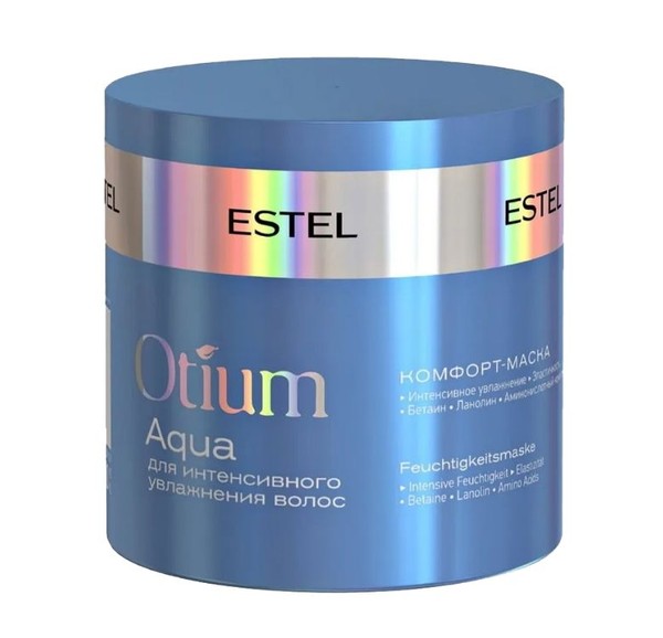 ESTEL PROFESSIONAL OTIUM AQUA КОМФОРТ-МАСКА ДЛЯ ВОЛОС ИНТЕНСИВНОЕ УВЛАЖНЕНИЕ МАСКА ДЛЯ ВОЛОС 300 МЛ №1