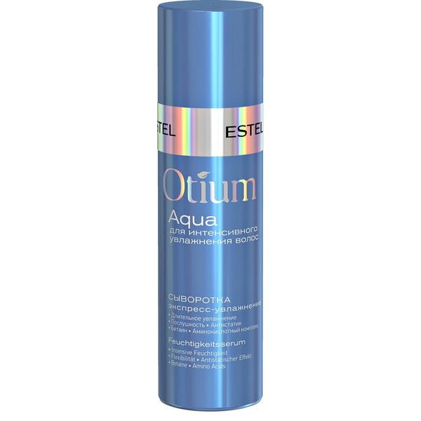 ESTEL PROFESSIONAL OTIUM AQUA СЫВОРОТКА Д/ВОЛОС ЭКСПРЕСС-УВЛАЖНЕНИЕ СЫВОРОТКА-КОНДИЦИОНЕР ДЛЯ ВОЛОС 100 МЛ №1