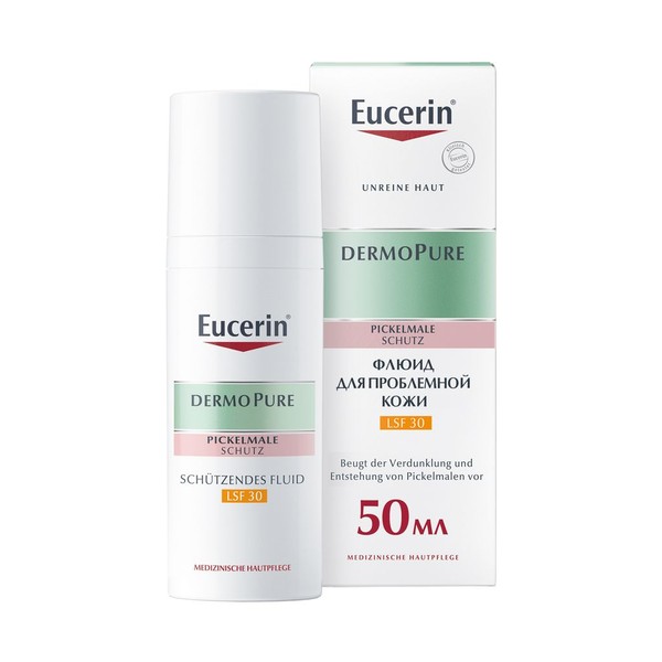 EUCERIN DERMOPURE ФЛЮИД Д/ПРОБЛЕМНОЙ КОЖИ SPF30 КОСМЕТИЧЕСКИЙ ФЛЮИД 50 МЛ №1