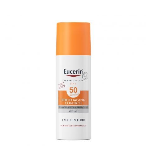 EUCERIN SENSITIVE PROTECT PHOTOAGING CONTROL ФЛЮИД Д/ЛИЦА СОЛНЦЕЗАЩИТНЫЙ SPF 50+ КОСМЕТИЧЕСКИЙ ФЛЮИД  50 МЛ №1