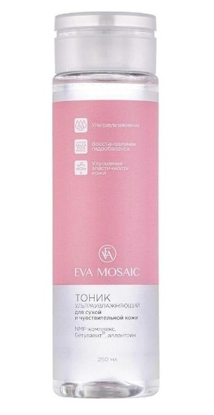 EVA MOSAIC ТОНИК Д/СУХОЙ/ЧУВСТВИТЕЛЬНОЙ КОЖИ ЛИЦА УЛЬТРАУВЛАЖНЯЮЩИЙ ТОНИК ДЛЯ ЛИЦА 250 МЛ №1