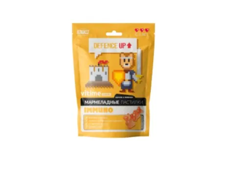VITIME ВИТАЙМ GUMMY 3+ ИММУНО ПАСТИЛКИ ЖЕВАТЕЛЬНЫЕ    №30