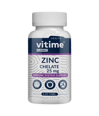 VITIME CLASSIC ЦИНК ТАБЛЕТКИ  600 МГ №120