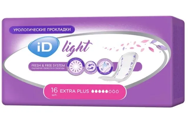 ID LIGHT EXTRA PLUS ПРОКЛАДКИ УРОЛОГИЧЕСКИЕ    №16