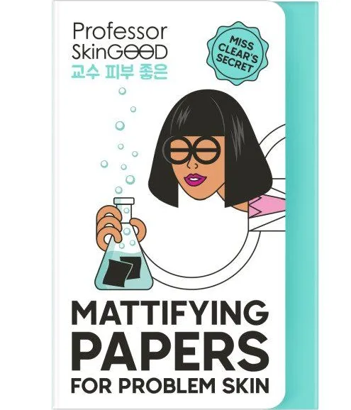 PROFESSOR SKINGOOD САЛФЕТКИ Д/ПРОБЛЕМНОЙ И ЖИРНОЙ КОЖИ ЛИЦА МАТИРУЮЩИЕ САЛФЕТКИ БУМАЖНЫЕ КОСМЕТИЧЕСКИЕ    №50