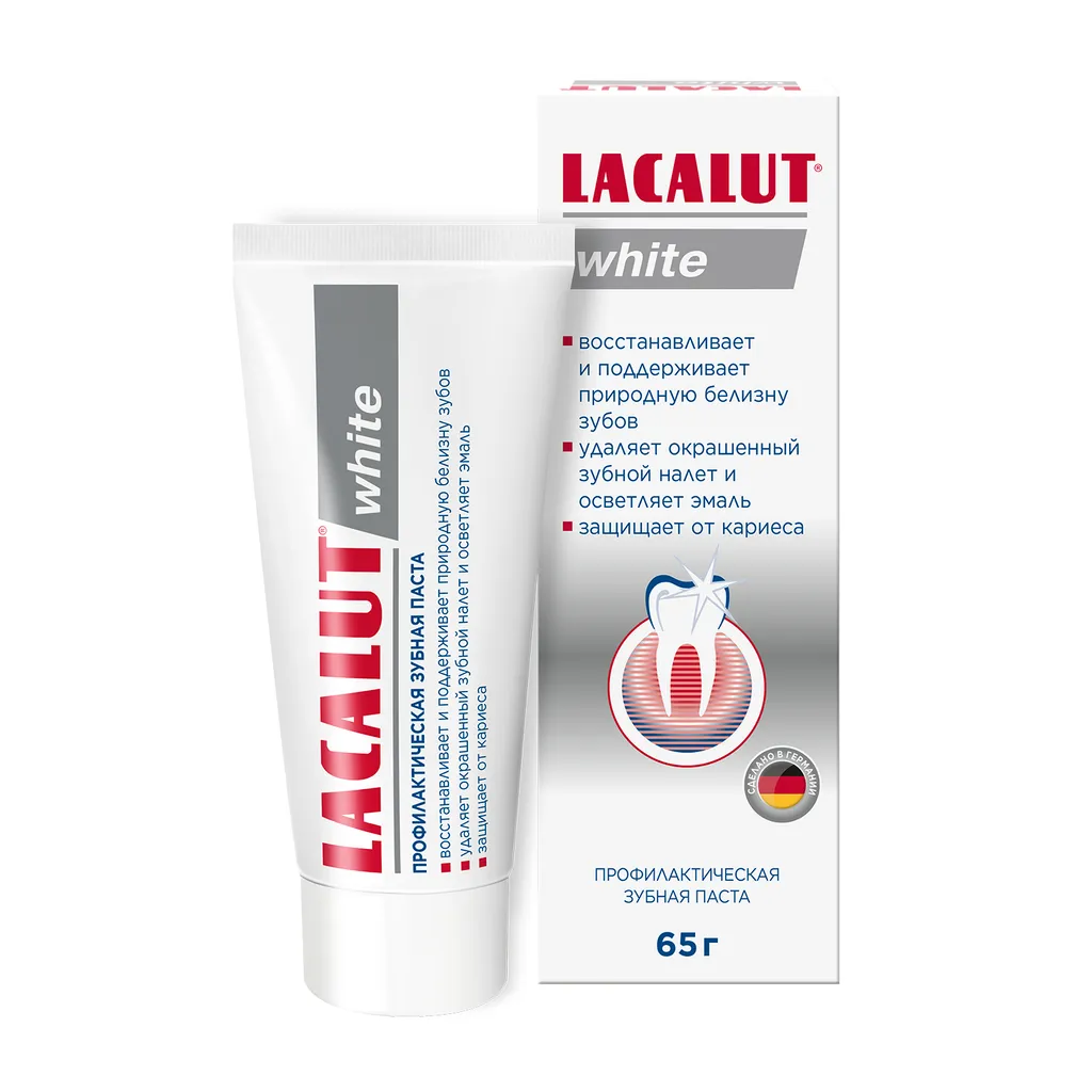 LACALUT З/ПАСТА УАЙТ/WHITE ЗУБНАЯ ПАСТА ОТБЕЛИВАЮЩАЯ 65 МЛ №1