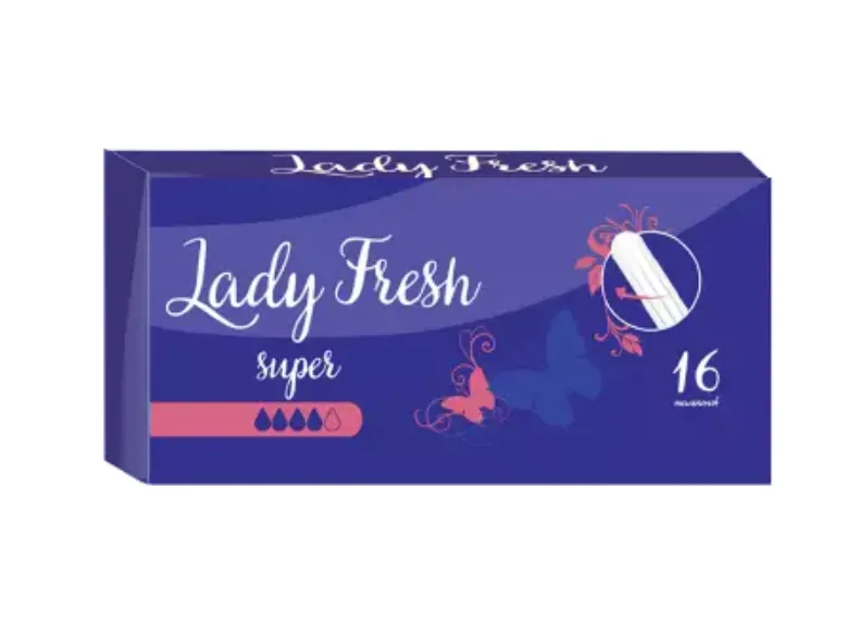 ТМА (АПРЕЛЬ) LADY FRESH ТАМПОНЫ ЖЕНСКИЕ ГИГИЕНИЧЕСКИЕ SUPER ТАМПОНЫ ЖЕНСКИЕ ГИГИЕНИЧЕСКИЕ    №16